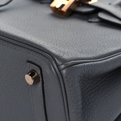 Hermes Togo Birkin 25 Etain 10 of 13