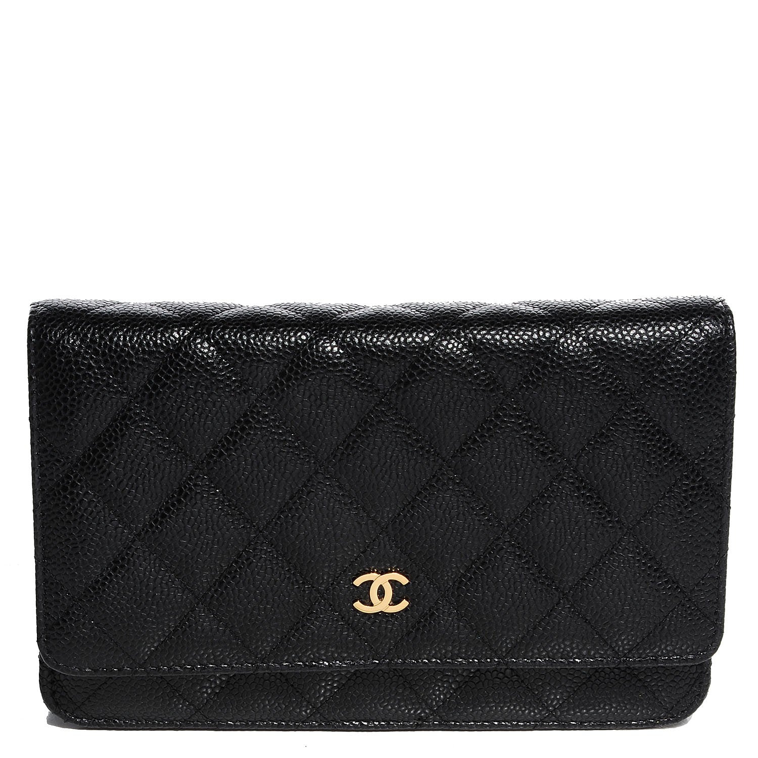 Chanel Caviar Quilted Wallet On Chain WOC Black 1 of 9