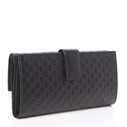 Gucci Microguccissima Continental Flap Wallet Black 2 of 9