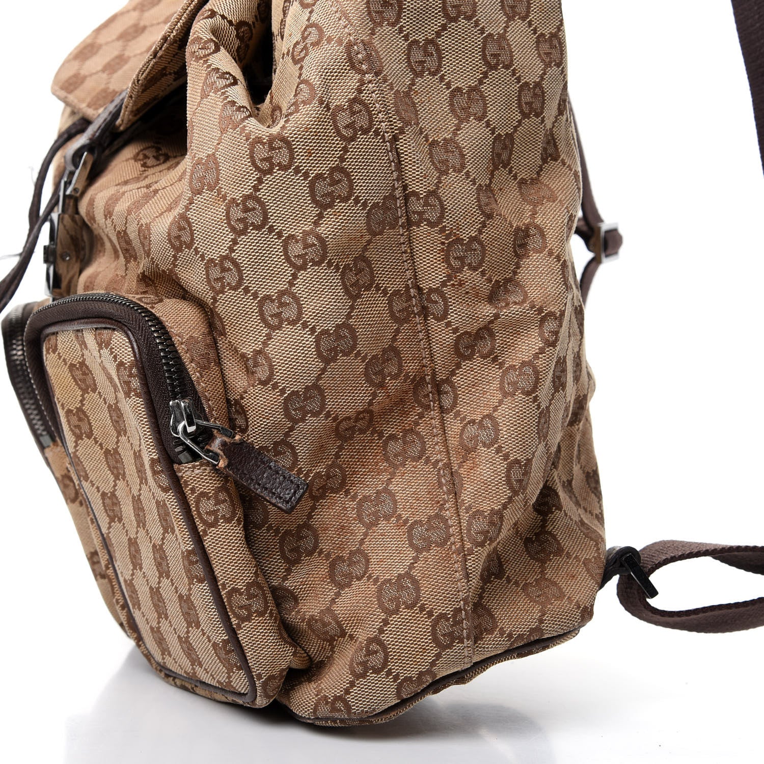 Gucci Monogram Backpack Dark Brown 11 of 11
