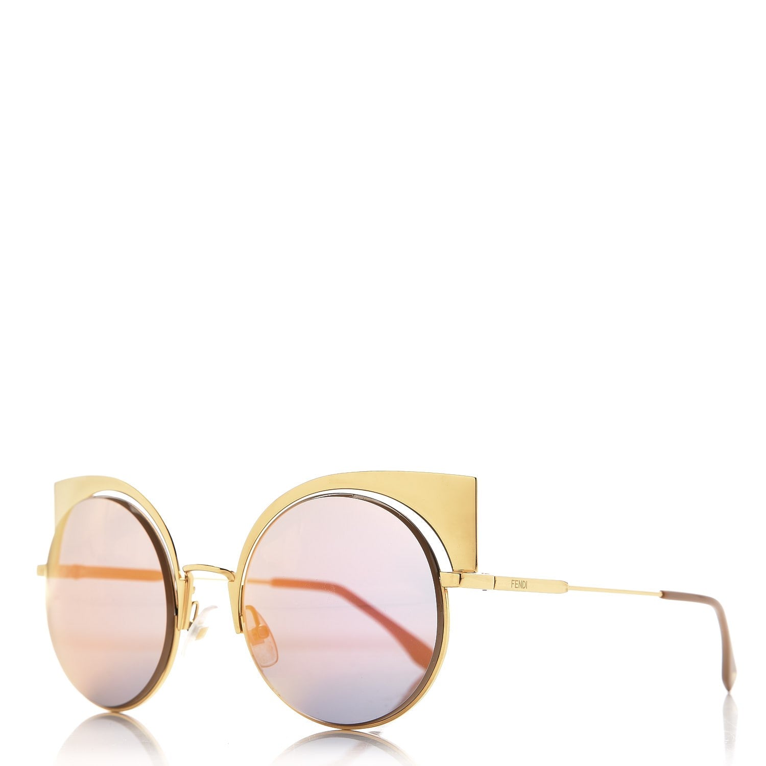 Fendi Sunglasses Eyeshine FF 0177/S Pink Gold | 1 of 7