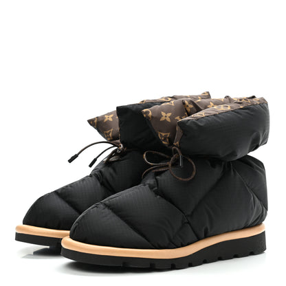 Louis Vuitton Nylon Monogram Pillow Comfort Ankle Boot 39 Black 3 of 7