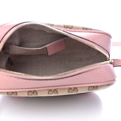Gucci Monogram Mini Bree Messenger Bag Beige Soft Pink 5 of 10