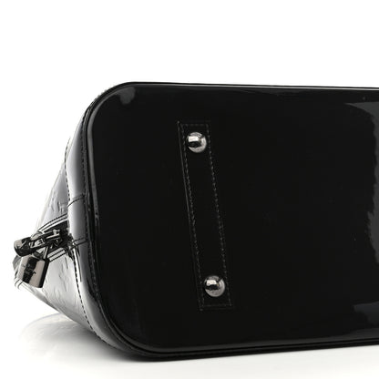 Louis Vuitton Vernis Alma GM Noir Magnetique 9 of 10