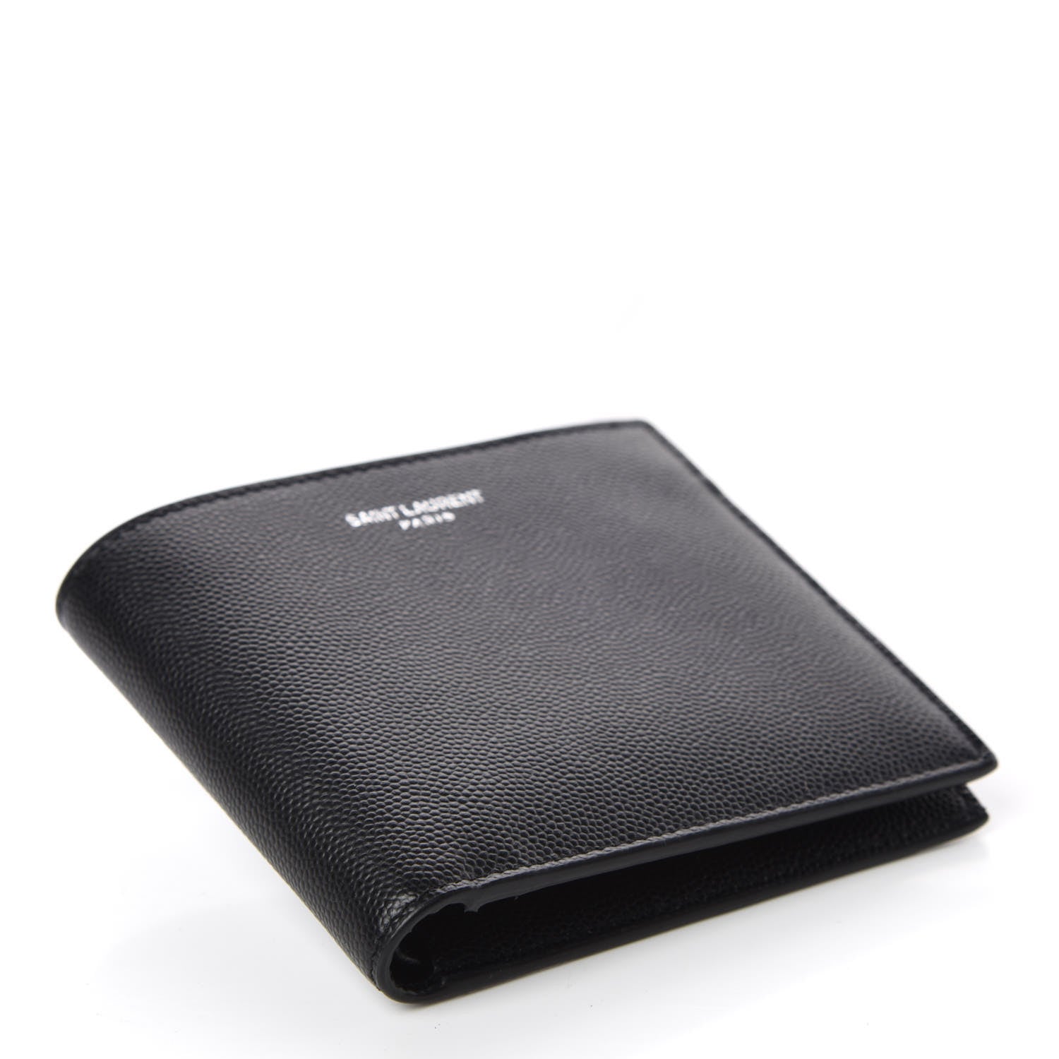 Saint Laurent Grain De Poudre Paris East West Wallet Black 4 of 10