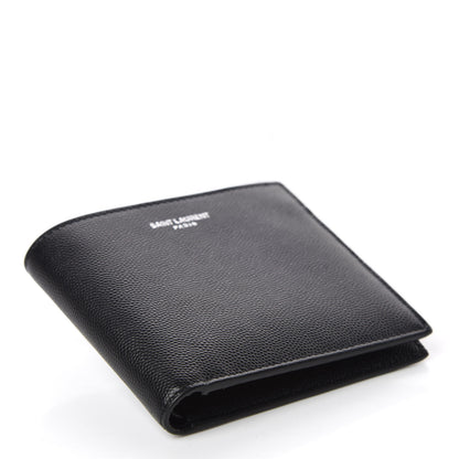 Saint Laurent Grain De Poudre Paris East West Wallet Black 4 of 10