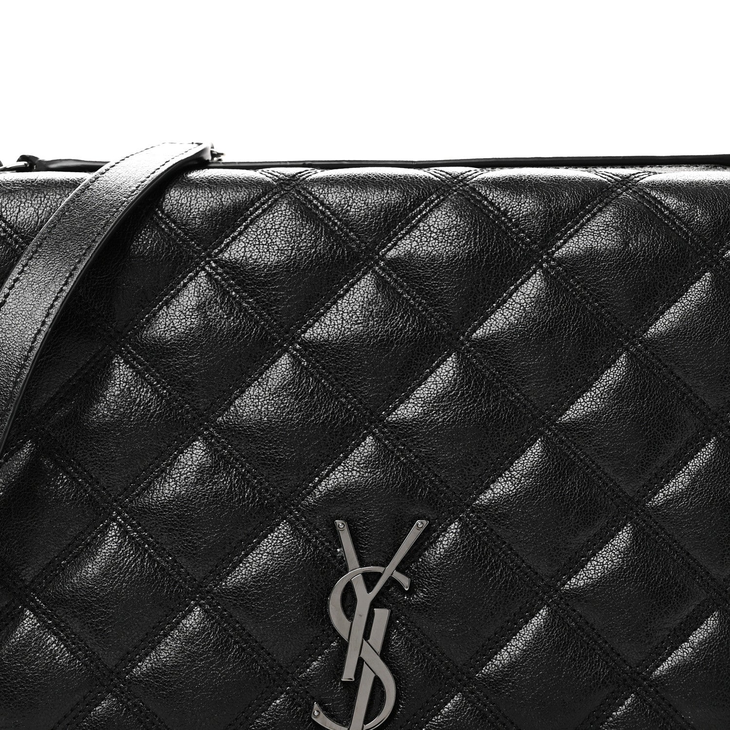 Saint Laurent Lambskin Quilted Mini Becky Chain Bag Black 8 of 10