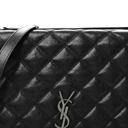 Saint Laurent Lambskin Quilted Mini Becky Chain Bag Black 8 of 10