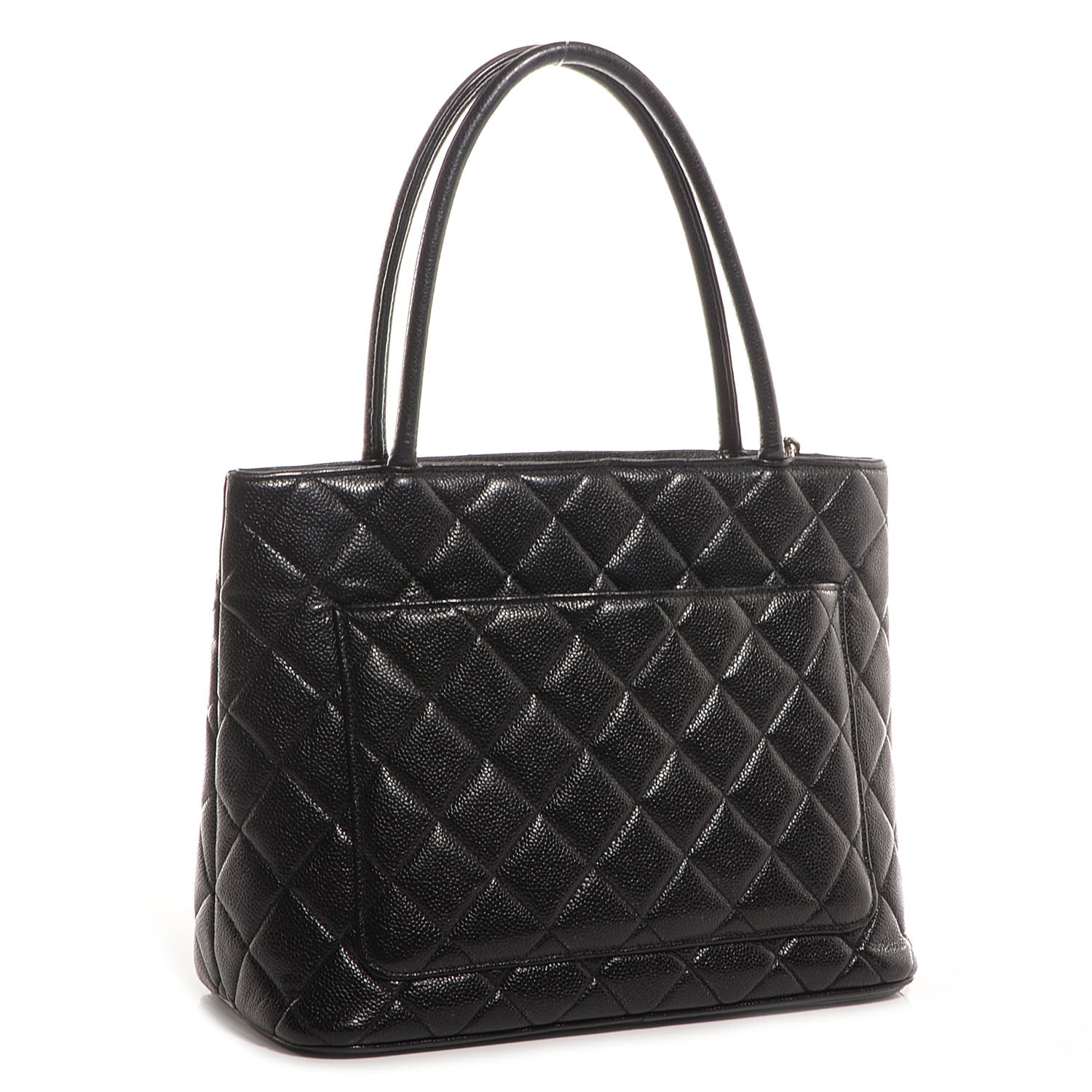 Chanel Caviar Medallion Tote Black 3 of 7
