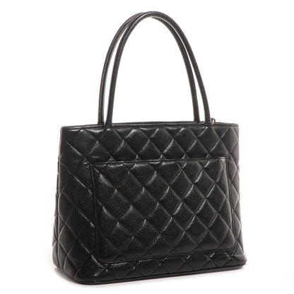 Chanel Caviar Medallion Tote Black 3 of 7