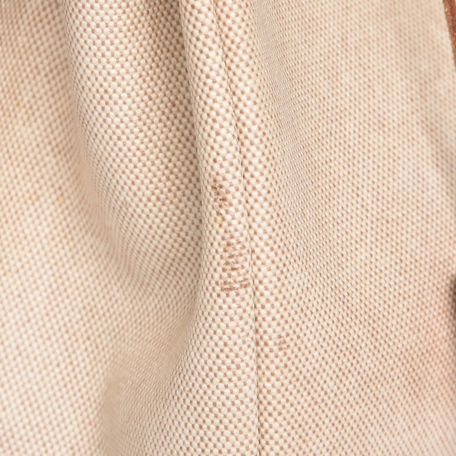 Hermes Toile Vache Calfskin Herbag 30 PM Backpack Natural 14 of 15