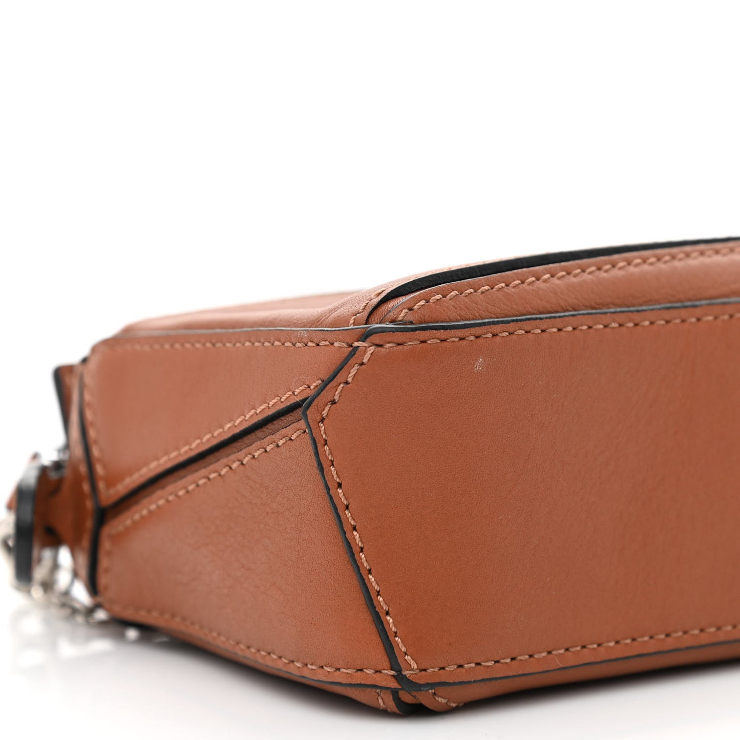 Calfskin Nano Puzzle Bag Tan