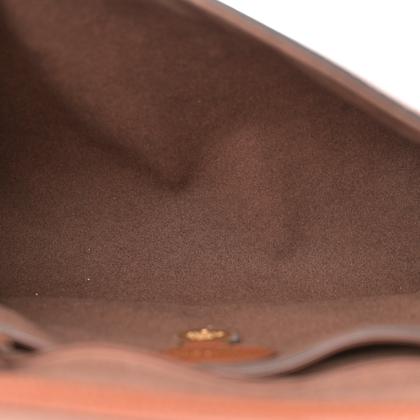 Small Classic Grain Calfskin Medium Lily Flap Oak