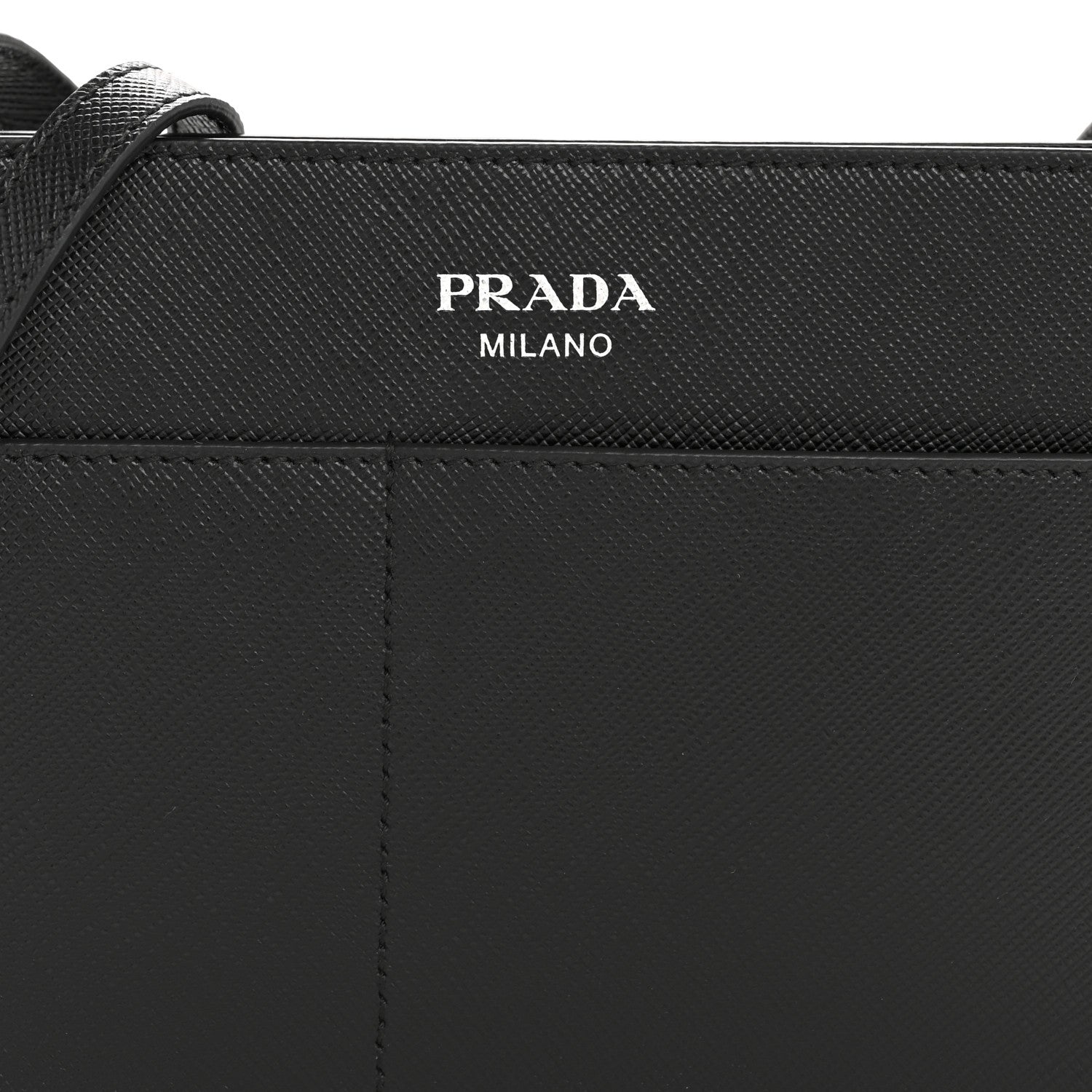 Prada Saffiano Crossbody Bag Black 7 of 9