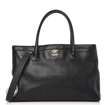 Chanel Calfskin Cerf Executive Shopper Tote Black 1 of 21