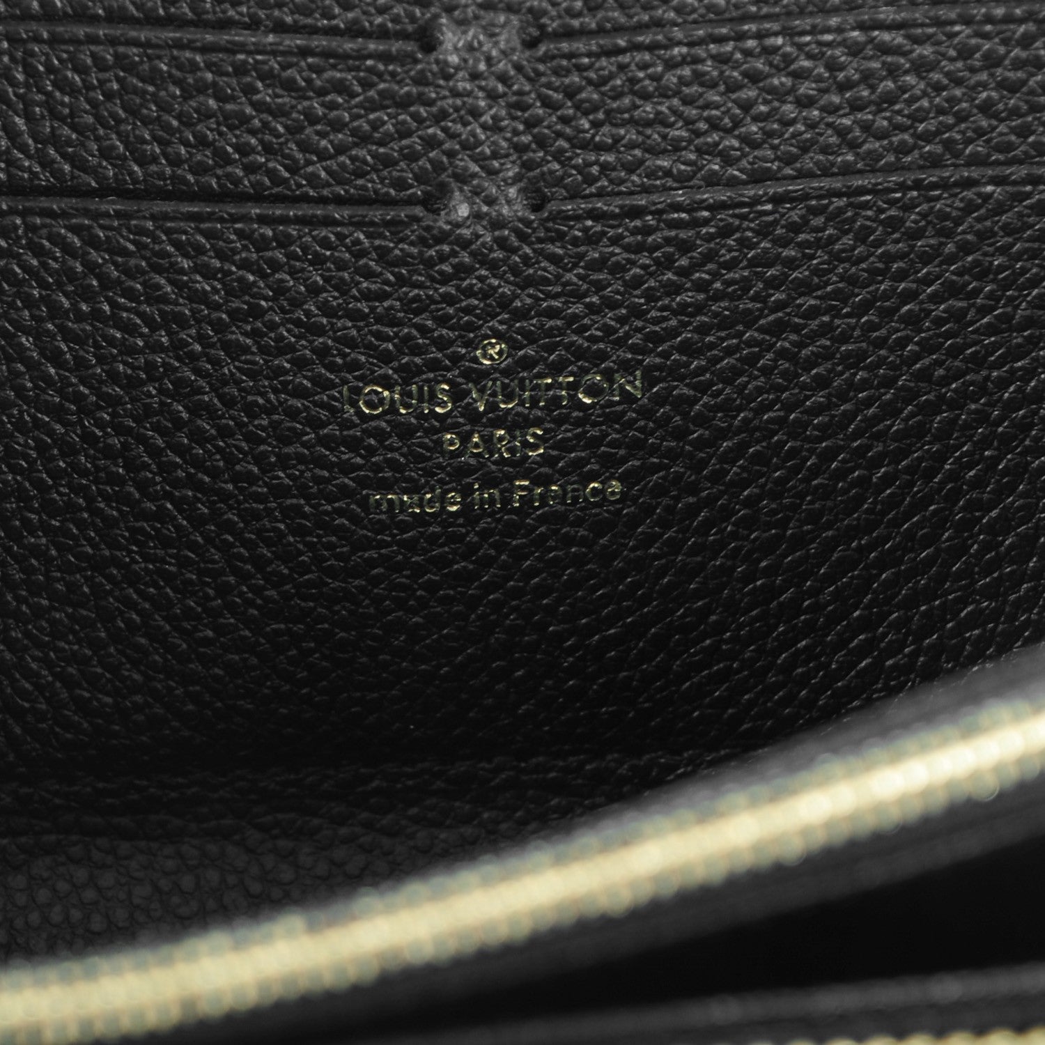 Louis Vuitton Empreinte Zippy Wallet Black 6 of 7