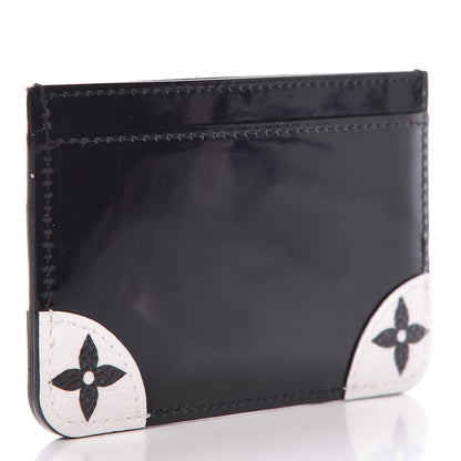 Louis Vuitton Patent Miroir Venice Card Holder Black 3 of 6