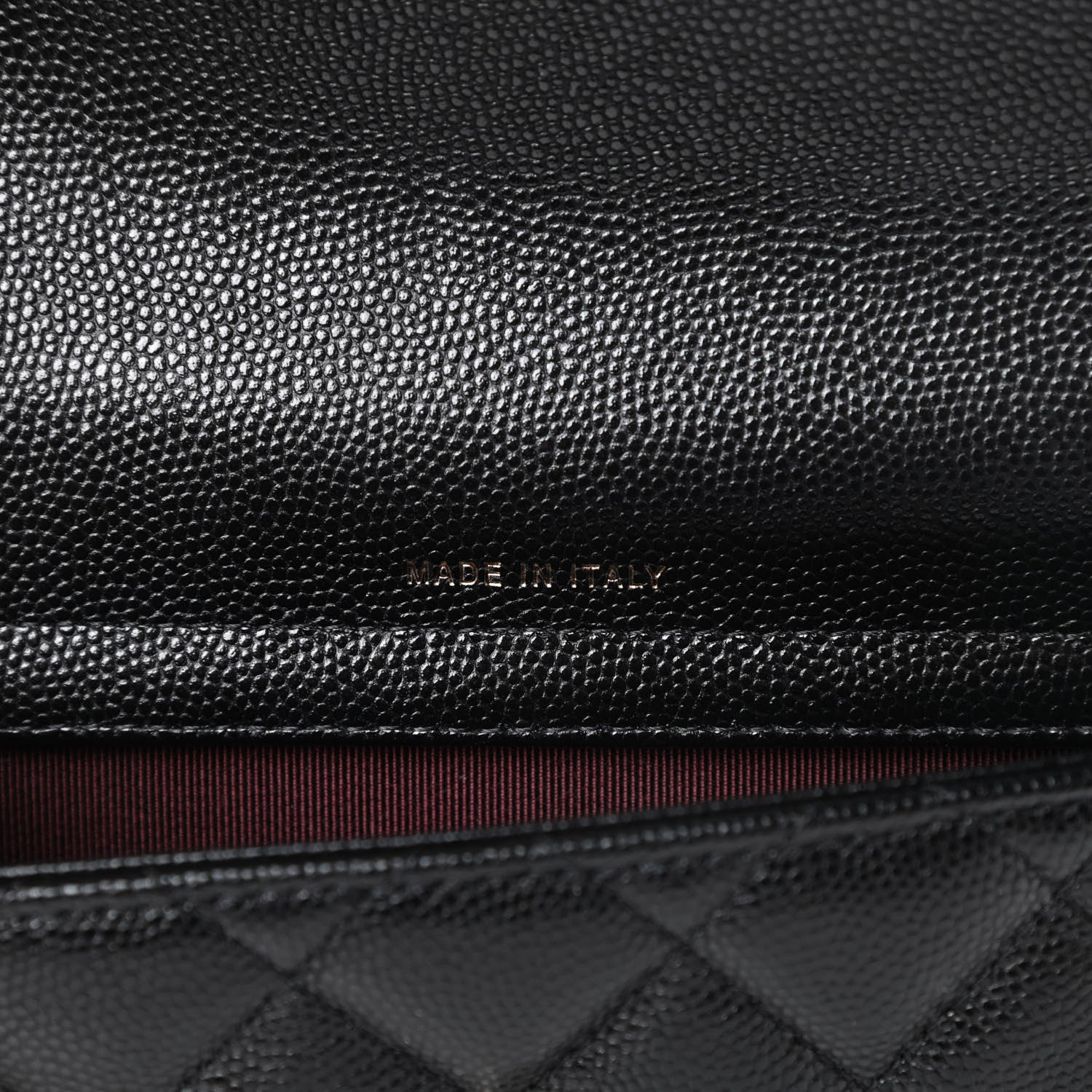 Chanel Caviar Quilted Flap Phone Holder With Chain Black 8 of 13