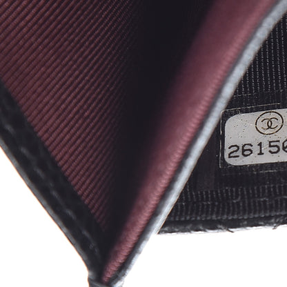 Chanel Caviar Quilted Flap Card Holder Black 8 of 9