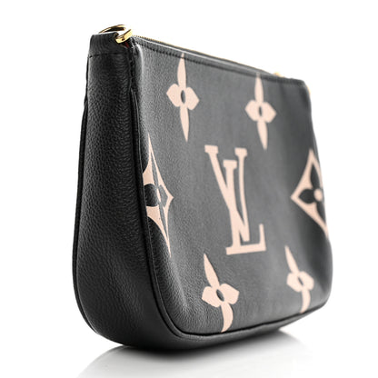 Louis Vuitton Empreinte Monogram Giant Multi Pochette Accessories Large Pochette Black Beige 3 of 7