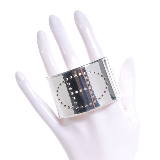 Sterling Silver Eclipse Cuff Large