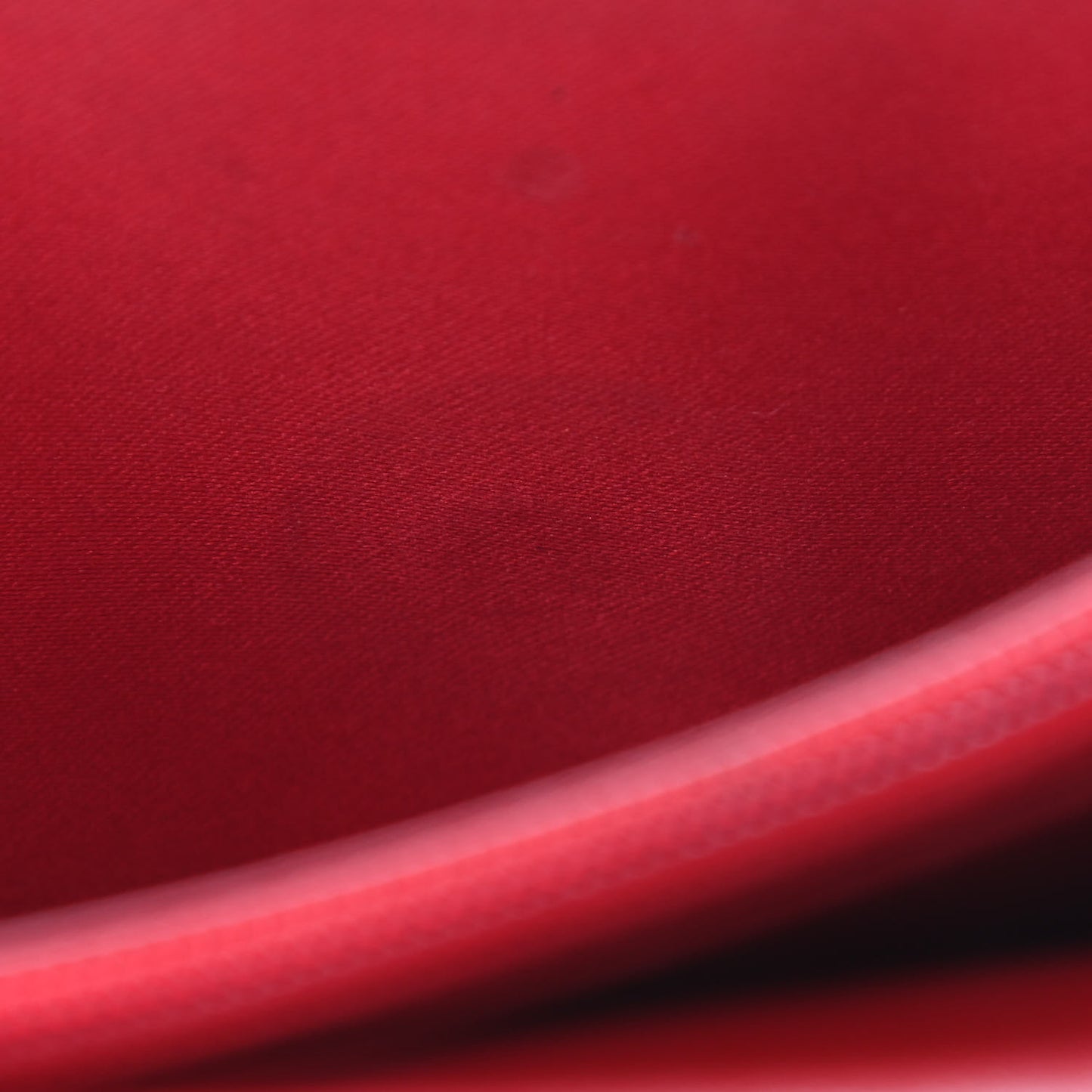 Patent Camellia Embossed Wallet On Chain WOC Red