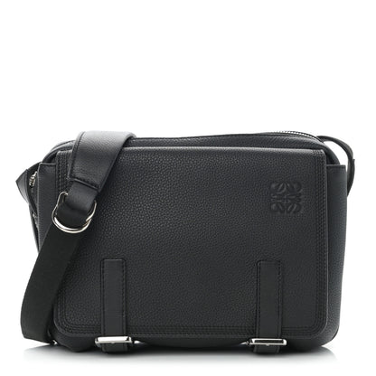 Loewe Soft Grained Calfskin XS Military Messenger Bag Black 1 of 13
