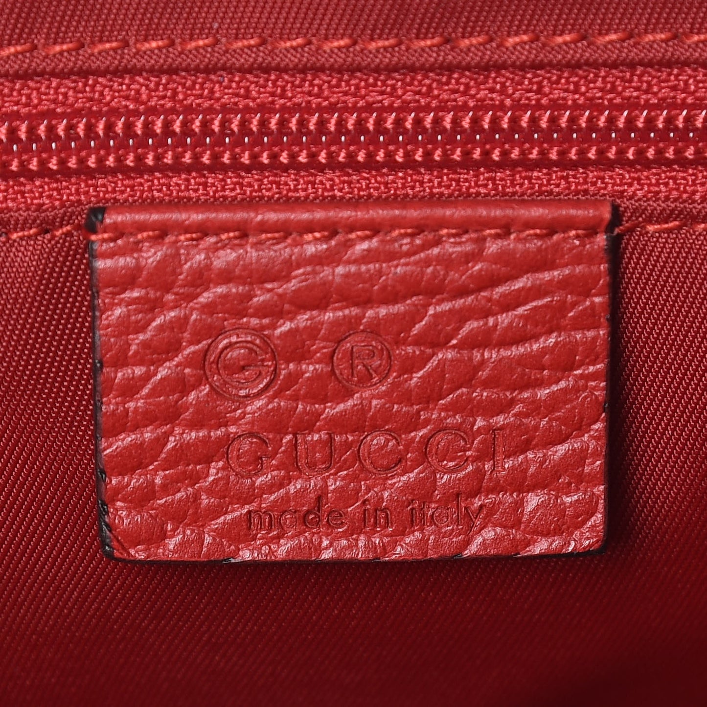 Nylon Monogram Dolmias Pouch Vibrant Red