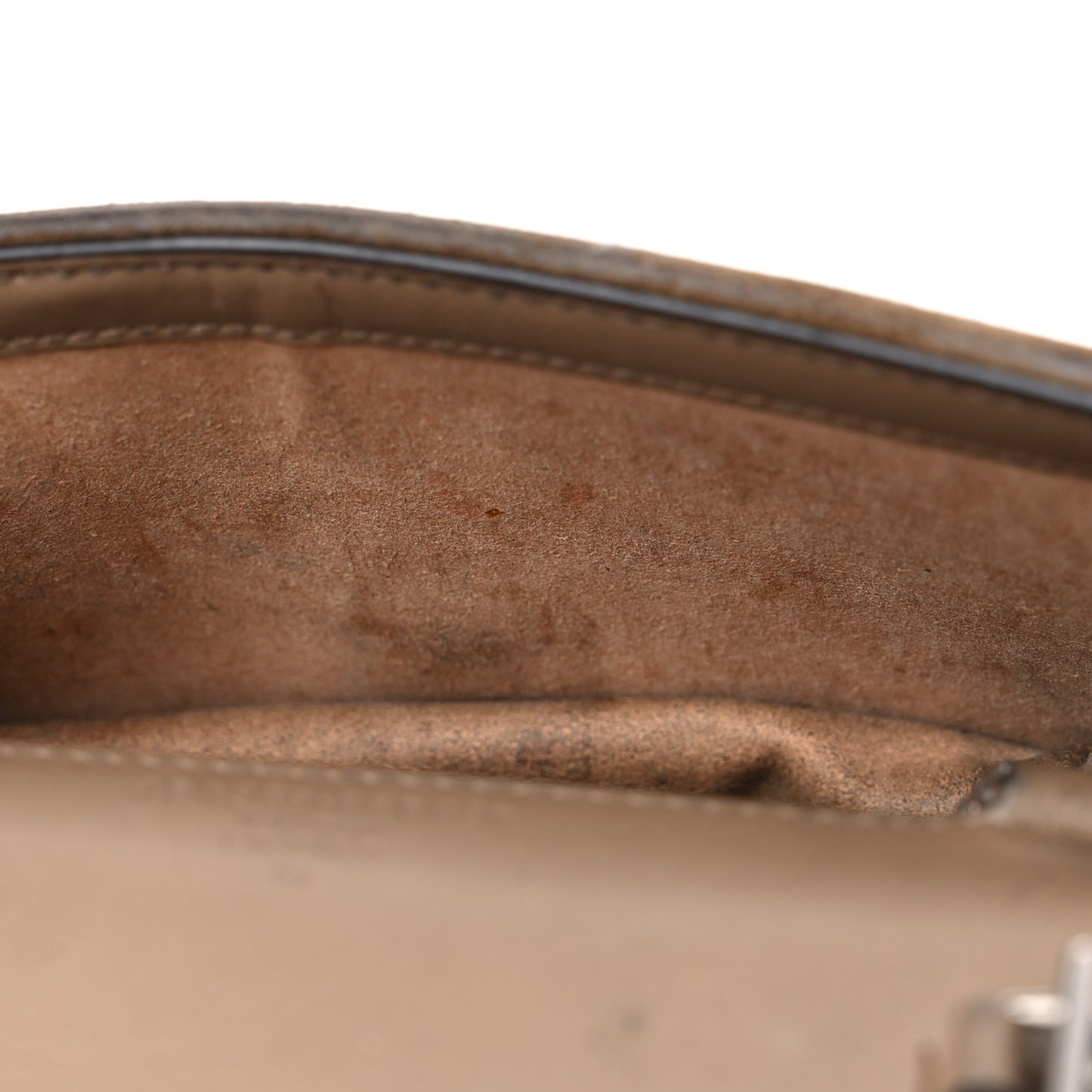 GG Supreme Monogram Super Mini Dionysus Shoulder Bag Taupe