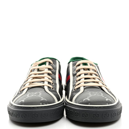 Gucci Econyl Nylon Web Monogram Off The Grid Mens 1977 Tennis Sneakers 12  12 Dark Grey 2 of 8