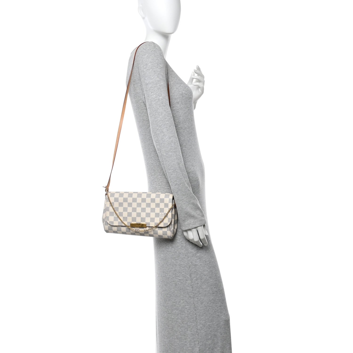 Louis Vuitton Damier Azur Favorite MM 2 of 10