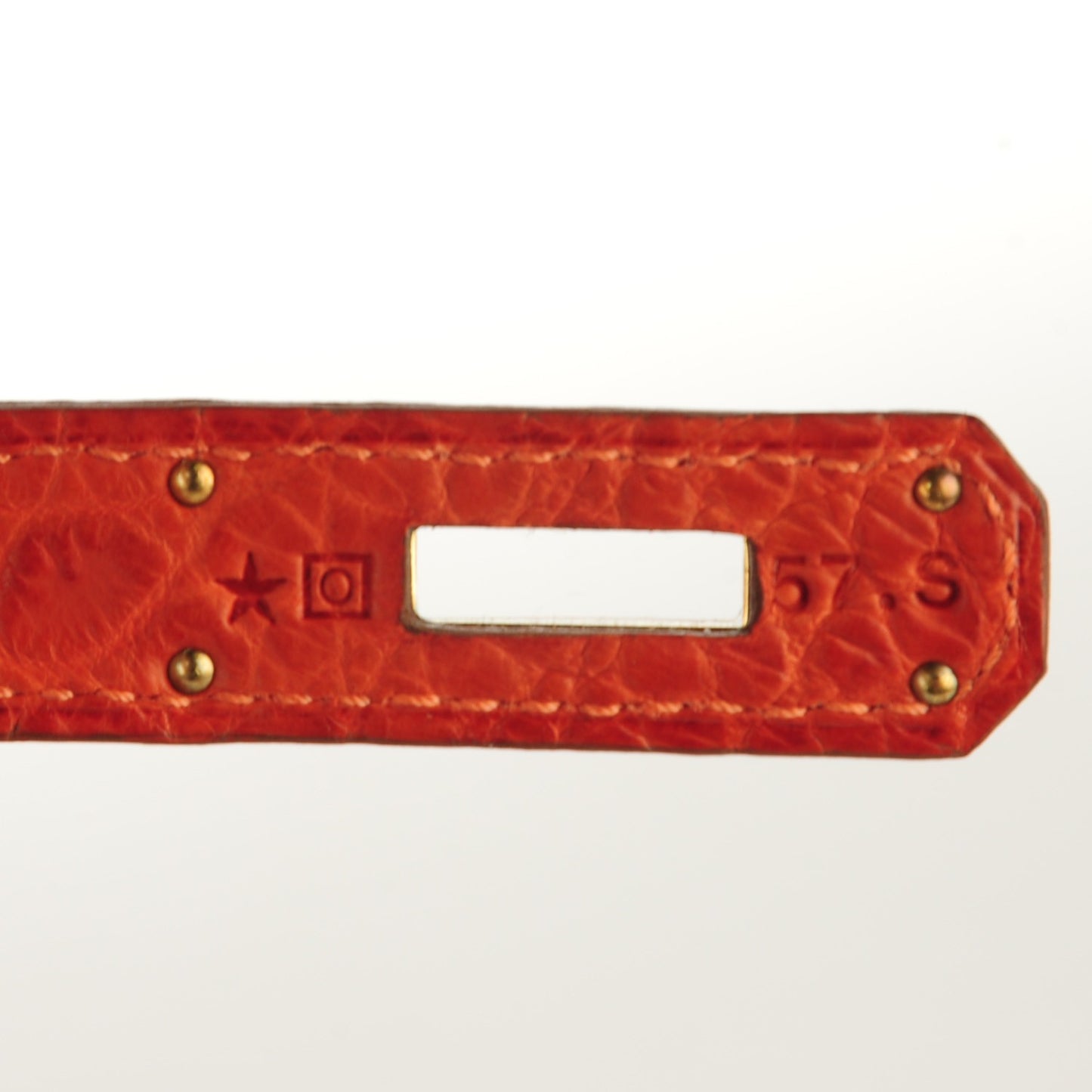 Matte Niloticus Crocodile Birkin 35 Orange