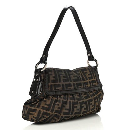 Fendi Zucca Small Chef Shoulder Bag Tobacco 3 of 12