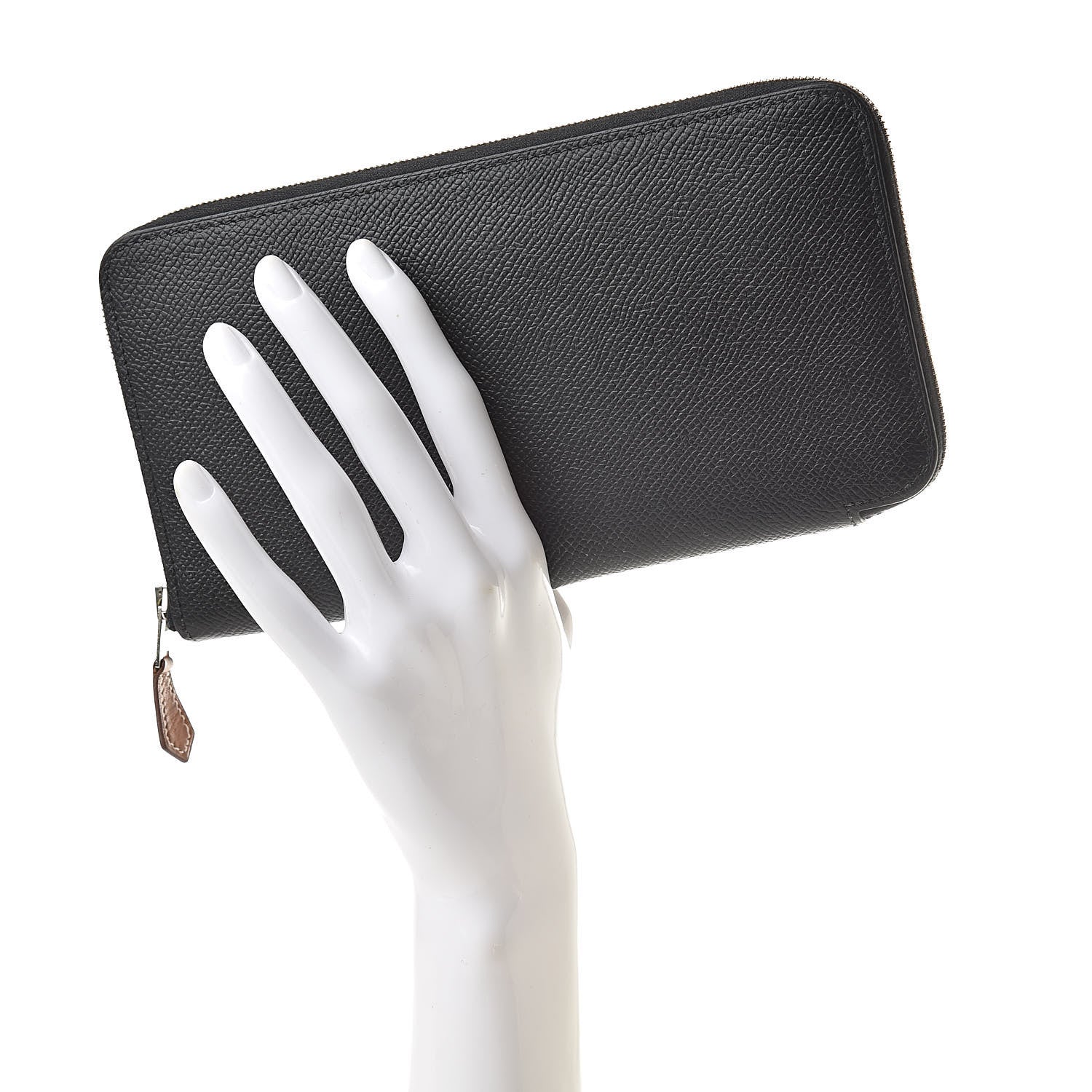 Hermes Epsom Silk'In Wallet Black 2 of 8