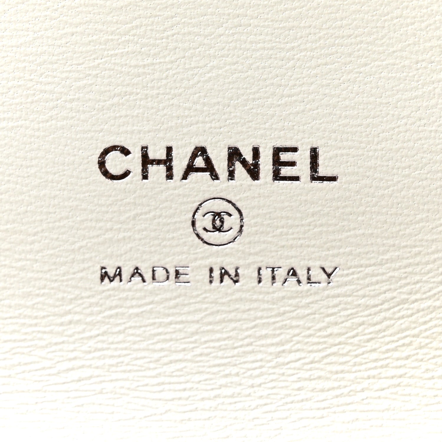 Chanel Iridescent Aged Calfskin Quilted Large 31 Pouch White 6 of 11