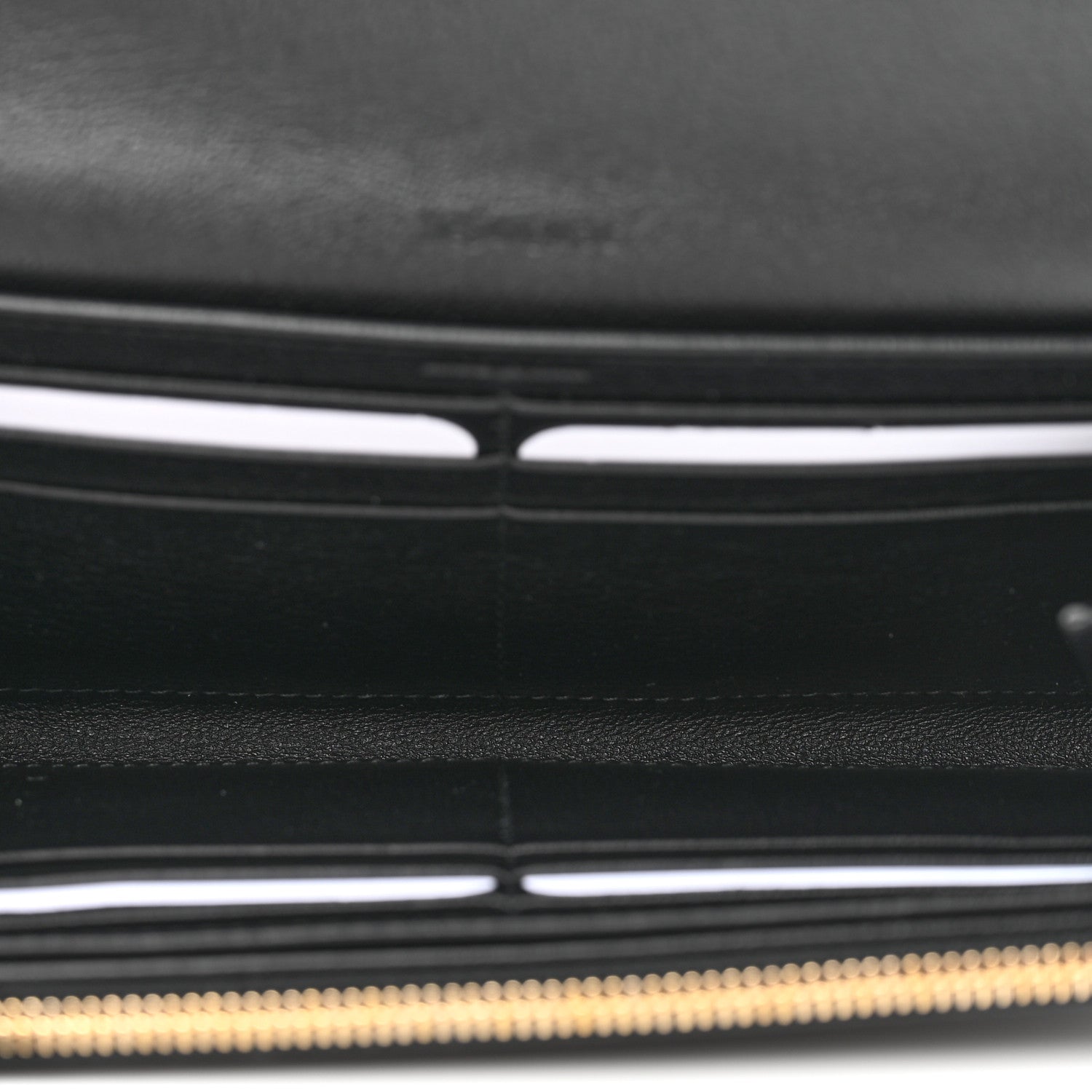 Saint Laurent Chevre Belle De Jour Flap Wallet Black 6 of 8