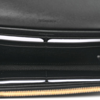 Saint Laurent Chevre Belle De Jour Flap Wallet Black 6 of 8