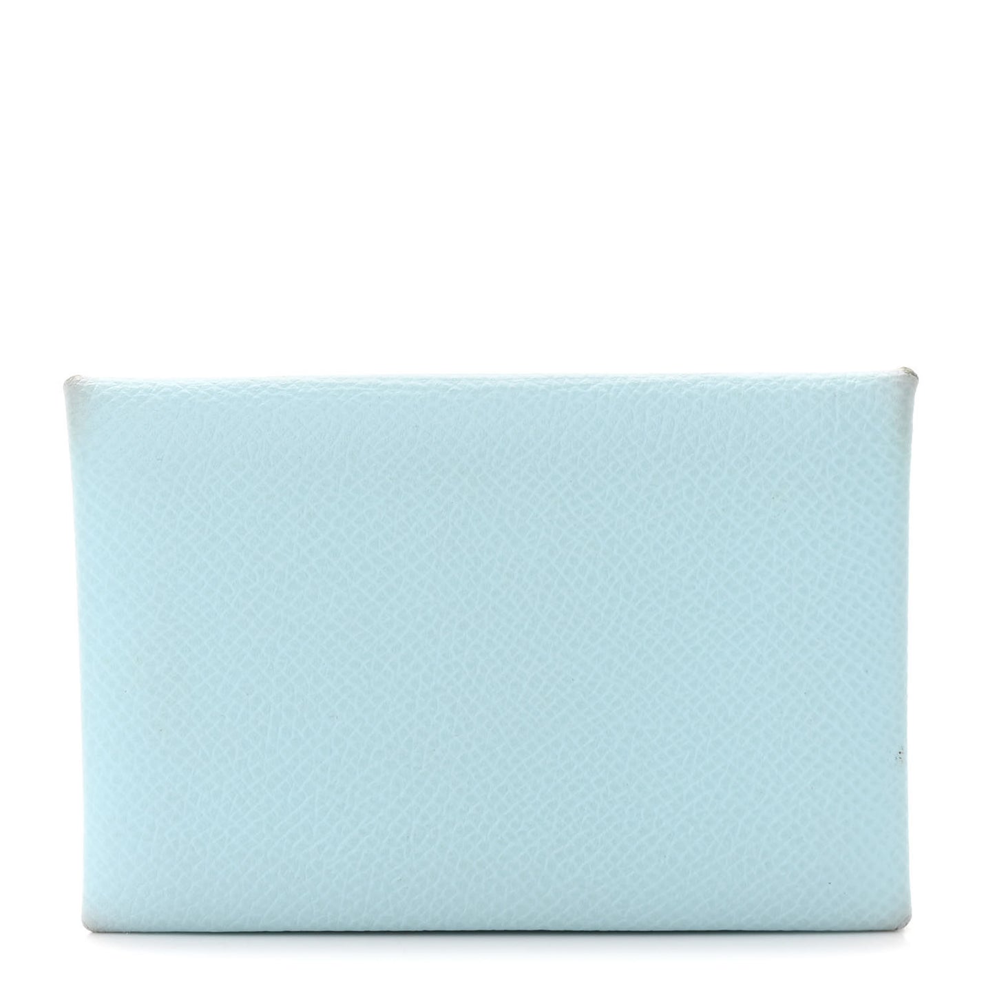 Epsom Calvi Card Case Bleu Zephyr