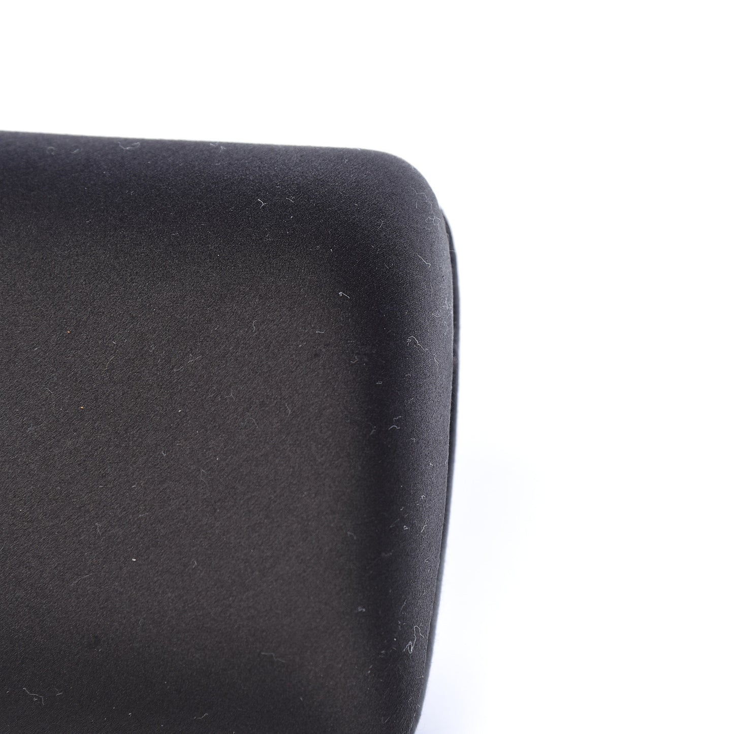 Satin Box Clutch Black