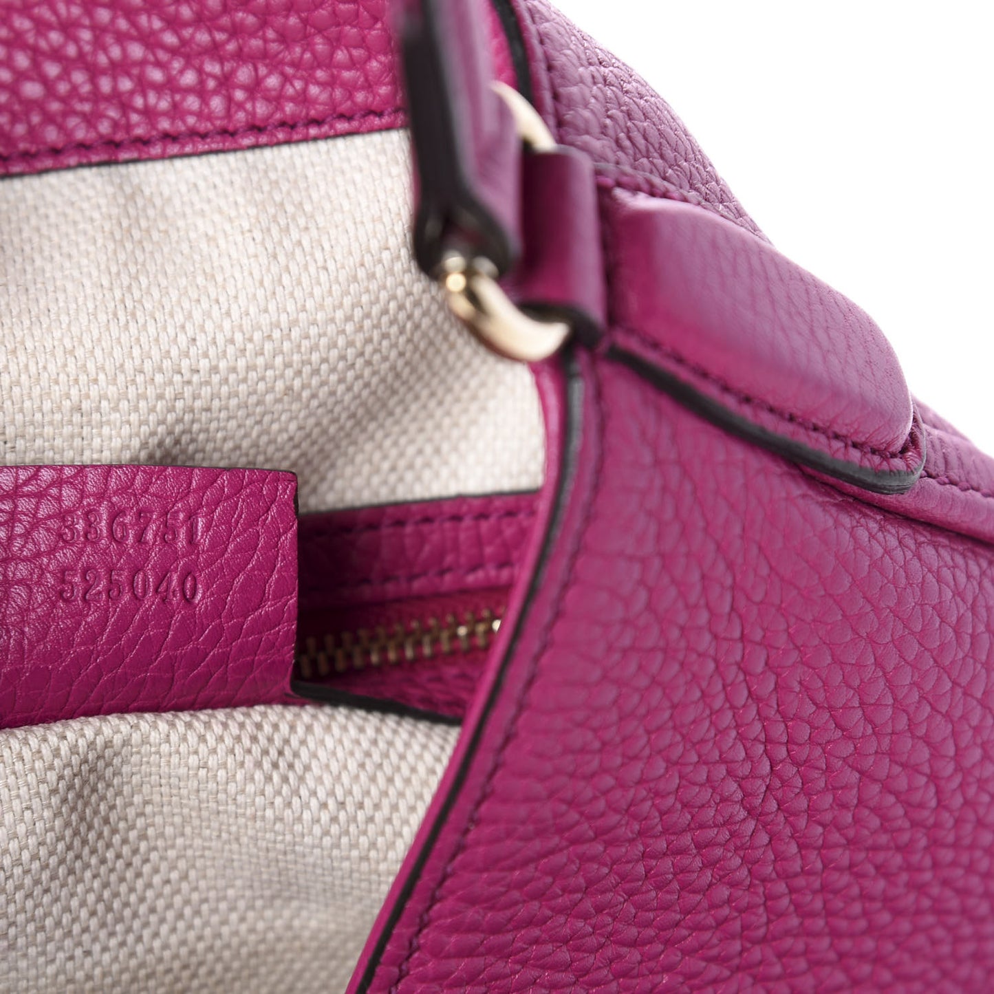 Cellarius Calfskin Small Soho Shoulder Bag Bright Bouganville