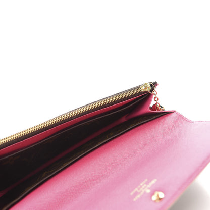 Louis Vuitton Monogram Bloom Flower Emilie Wallet 5 of 7