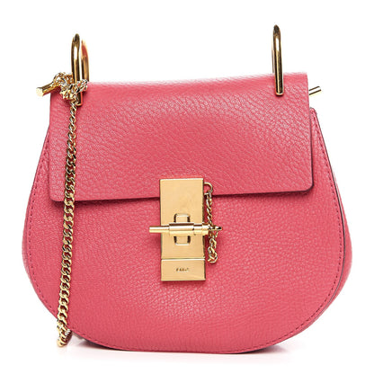 Chloe Grained Lambskin Mini Drew Shoulder Bag Dreamy Pink 1 of 7