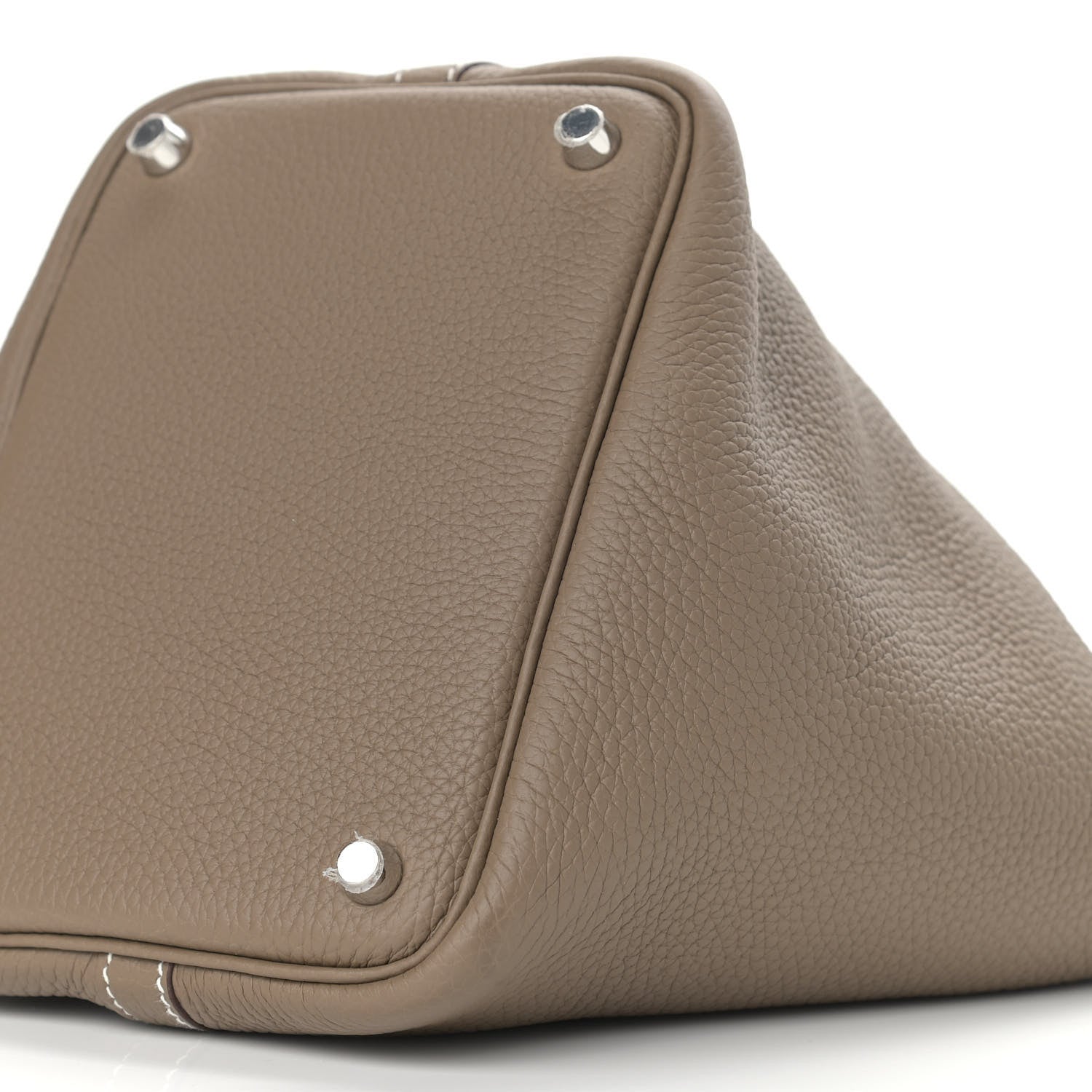 Hermes Taurillon Clemence Picotin Lock 18 PM Etoupe 9 of 9