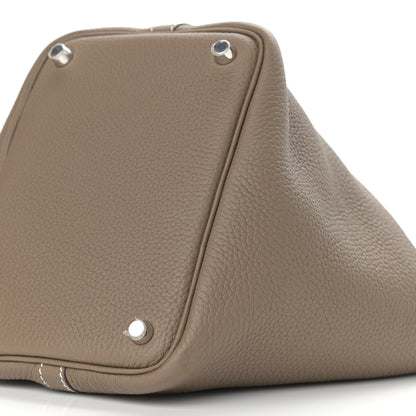 Hermes Taurillon Clemence Picotin Lock 18 PM Etoupe 9 of 9