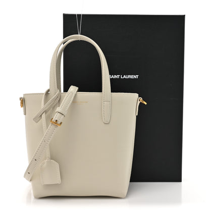 Saint Laurent Calfskin Mini Toy Shopping Tote Crema Soft 13 of 13