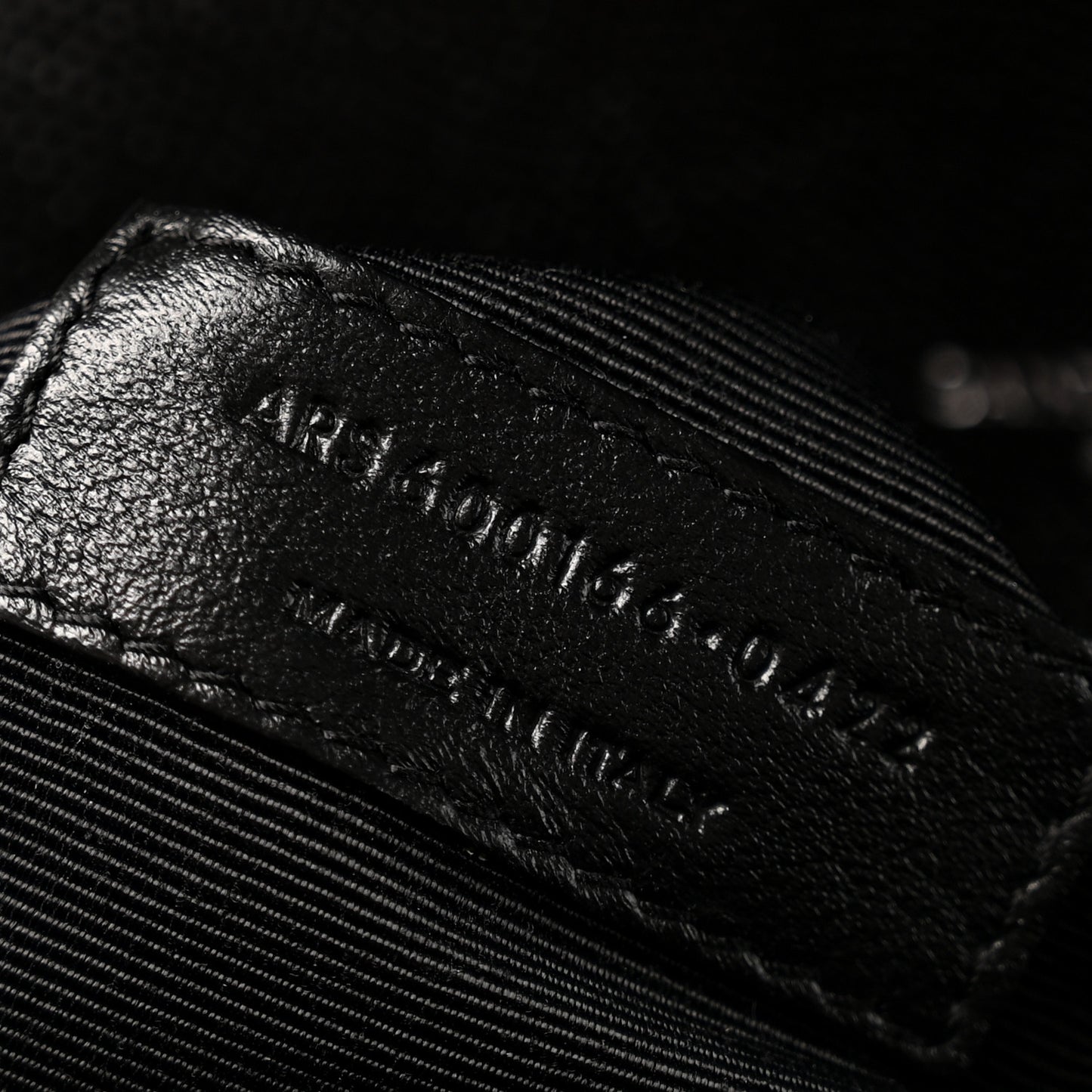 Grain De Poudre Textured Mixed Matelasse Large Triquilt Monogram Satchel Black