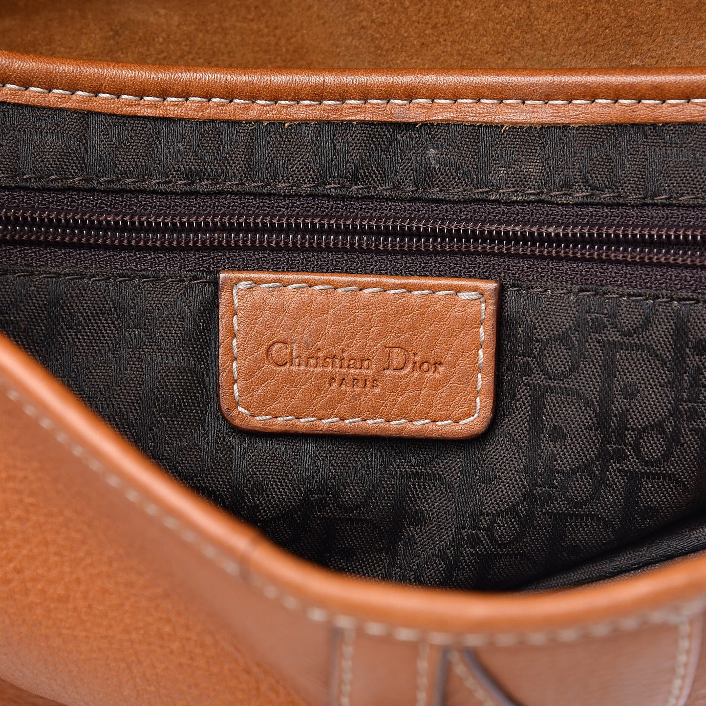 Calfskin Saddle Bag Tan
