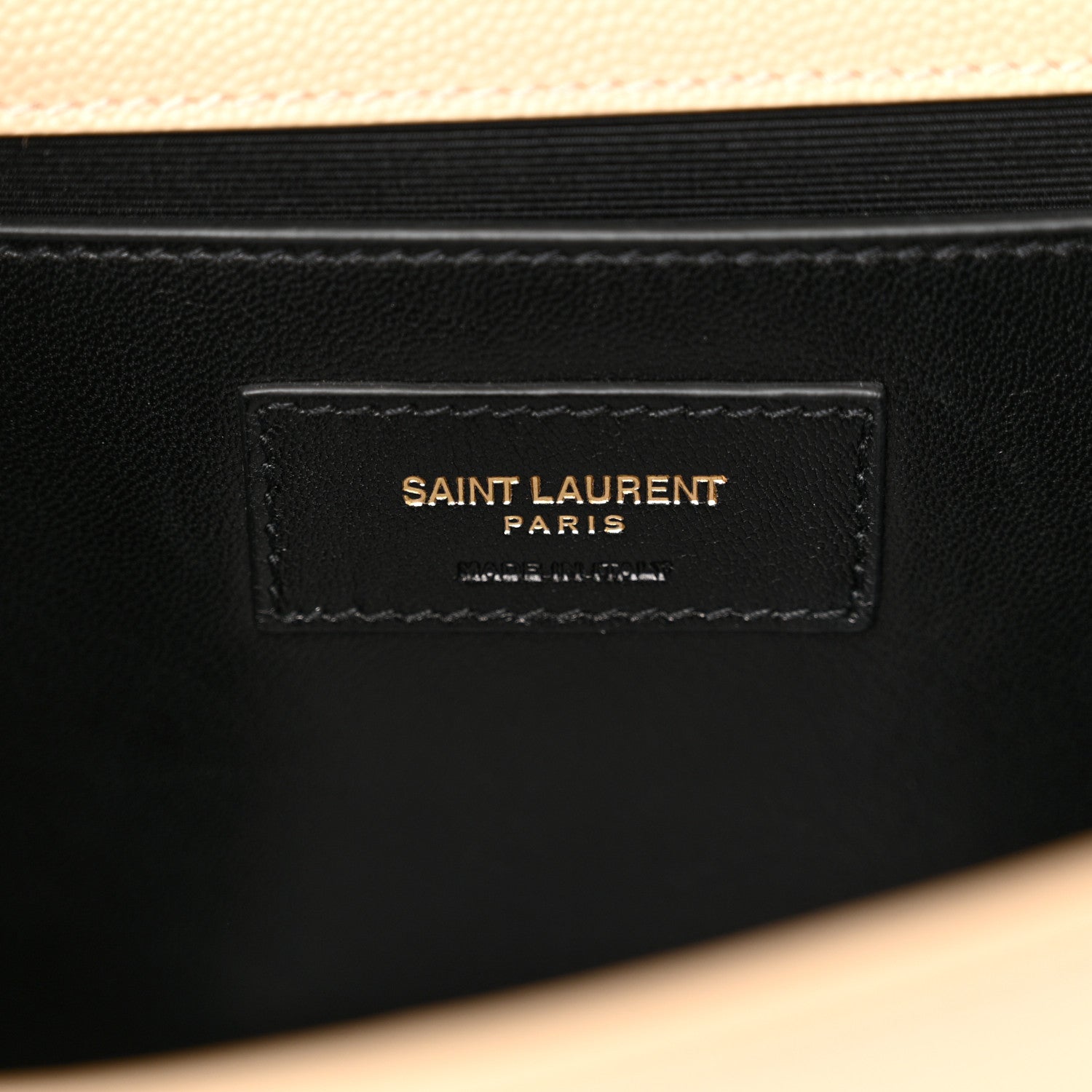 Saint Laurent Grain De Poudre Medium Monogram Kate Satchel Nude Powder 6 of 10