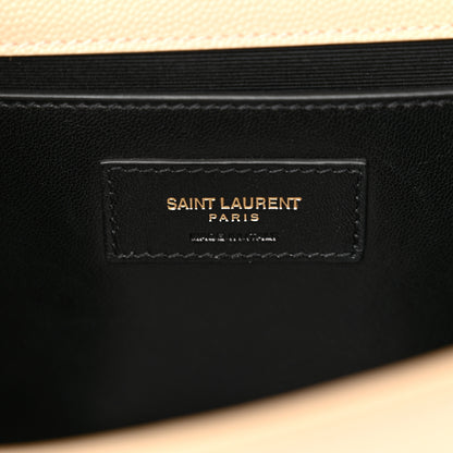 Saint Laurent Grain De Poudre Medium Monogram Kate Satchel Nude Powder 6 of 10