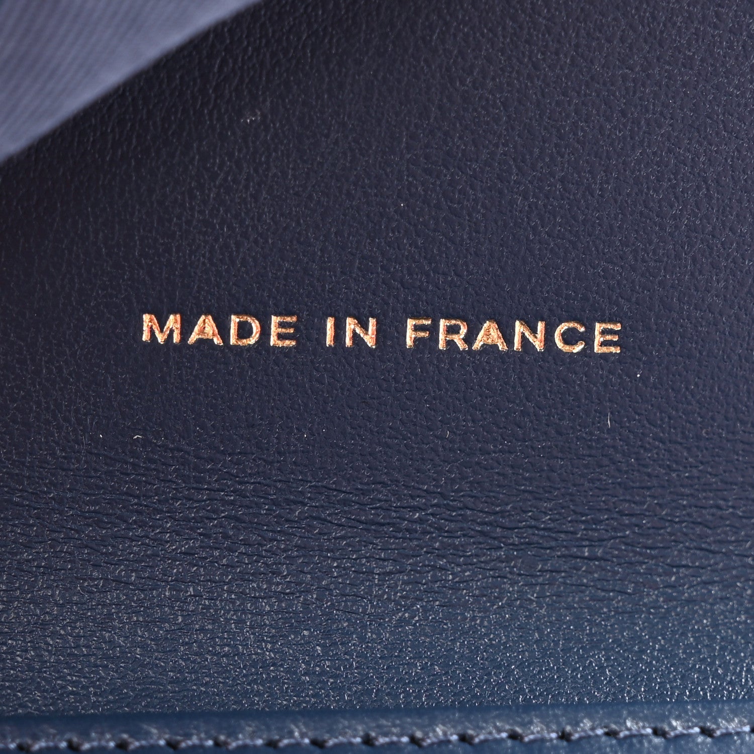 Chanel Caviar Quilted Compact Flap Wallet Navy 7 of 9